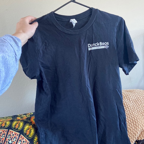 Dutch Bros logo Black T shirt - Picture 1 of 3